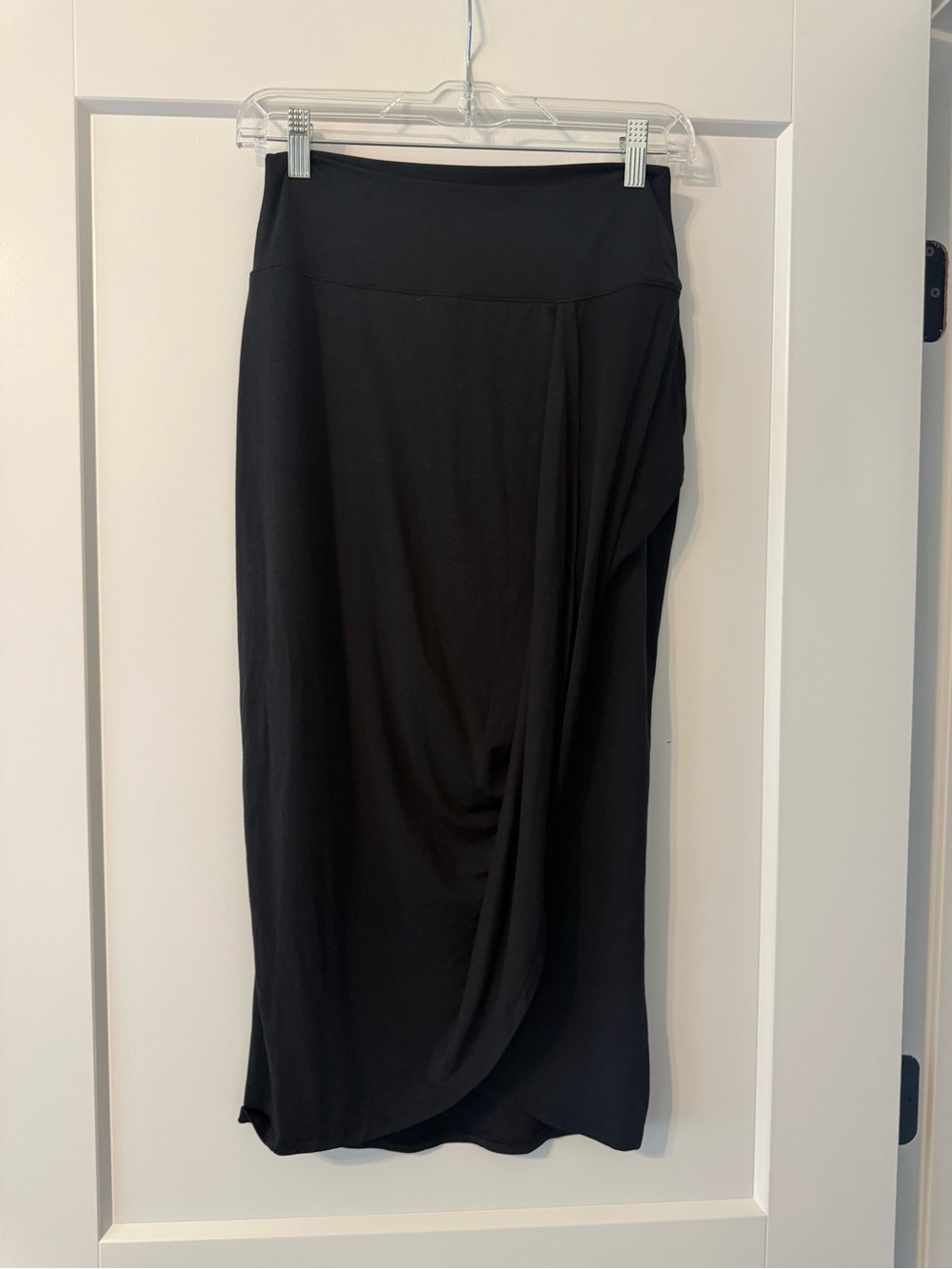 Athleta  Draped Midi Skirt - Women's Elegant Pull-On Style